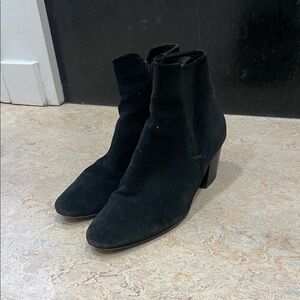 Aquatalia Black Heeled Boots